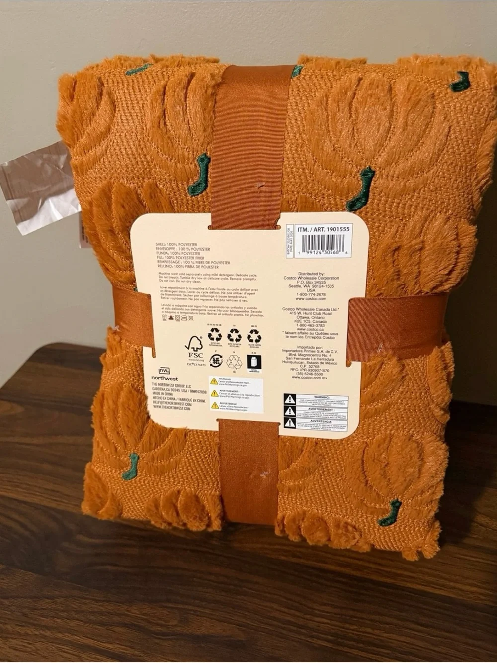 Northwest plush faux